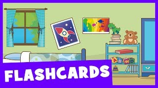 Learn Rooms of the House  Talking Flashcards [upl. by Otrebireh]