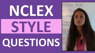 How to Answer NCLEX Style Questions for NCLEXRN amp Nursing School Exams [upl. by Anilatak]