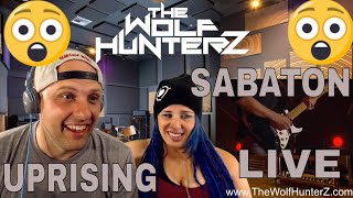 SABATON  Uprising OFFICIAL LIVE The Wolf HunterZ Reactions [upl. by Neelehtak939]