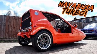 THIS SUZUKI HAYABUSA TURBO POWERED 3 WHEELER IS PURE EVIL [upl. by Madian]