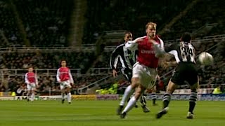 Dennis Bergkamp pirouette goal vs Newcastle  200102 HQ [upl. by Khanna]