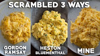 Perfect Scrambled Eggs Gordon Ramsay and Heston Blumenthal [upl. by Hsur]