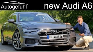 Audi A6 FULL REVIEW allnew C8 2019 test driven with Autobahn Autogefühl [upl. by Tifanie]