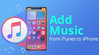 iPhone Tutorials  How To Add Music From iTunes To iPhone in 3 Ways 2021 [upl. by Doowle308]