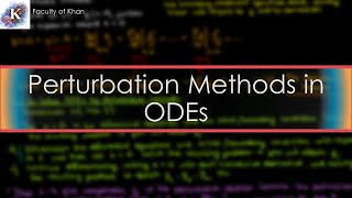 How to Use Perturbation Methods for Differential Equations [upl. by Yasmar]