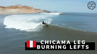 LONGEST LEFT WAVE IN THE WORLD  CHICAMA PERÚ [upl. by Aryc]