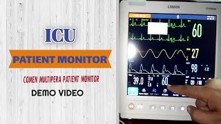 ICU Multipara Patient Monitor  Comen STAR8000 Patient multipara monitor Demo video [upl. by Brezin]