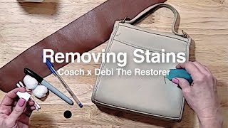 How to Clean Your Coach Bag  Coach x Debi The Restorer [upl. by Eddi]