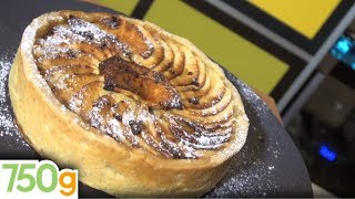 Recette de Tarte aux pommes façon GrandMère  750g [upl. by Koby576]