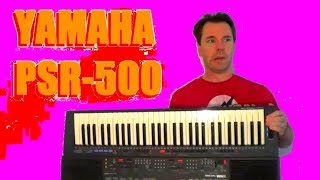 Yamaha PSR500 Demo and review [upl. by Aihseuqram]