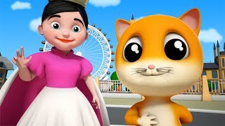 Junior Squad  Kids Nursery Rhymes  Pussy Cat Pussy Cat  Kids Songs  Baby Rhymes  Kids Tv [upl. by Adnuahsar]