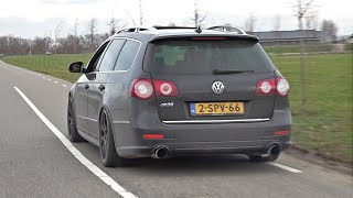 Volkswagen Passat R36 with Milltek Exhaust LOUD SOUNDS [upl. by Akirdnwahs]