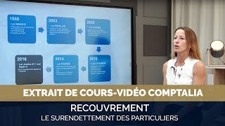 Le surendettement des particuliers  extrait cours vidéo COMPTALIA [upl. by Farley]