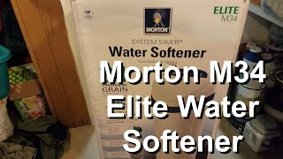 Morton System Saver Elite M34 Water Softener Installation [upl. by Aicitan]