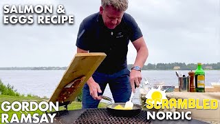 Gordon Ramsay Cooks Up A Fresh Nordic Salmon Breakfast  Scrambled [upl. by Huntlee]