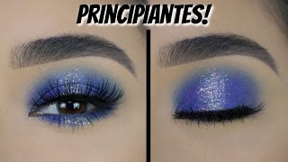 Maquillaje Azul Dramático  PRINCIPIANTES [upl. by Htrow]