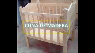 ideas de como realizar una cuna de madera con pocas herramientas [upl. by Anestassia]