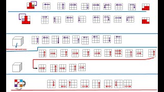 3×3 kubik rubik terish toliq holatda eng oson usuli formulalari bilan [upl. by Adnavoj581]