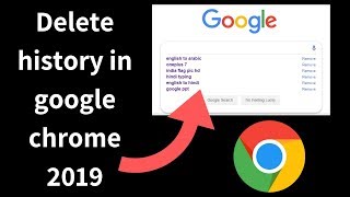 How to delete history from google chrome  2020 Updated [upl. by Arrol275]