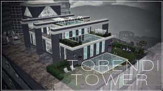 THE SIMS 4  SPEEDBUILD amp PENTHOUSE TOUR 1 TORENDI TOWER PENTHOUSE  DOWNLOAD [upl. by Ellegna930]