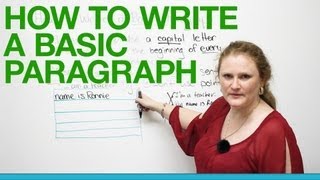 How to write a basic paragraph [upl. by Dam475]