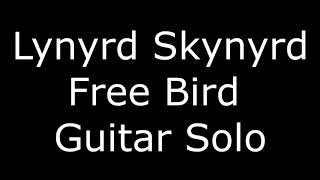 10 HOUR  Free Bird Guitar Solo  Lynyrd Skynyrd [upl. by Koressa924]