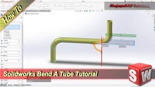 Solidworks Tutorial How To Bend A Tube [upl. by Fredkin286]