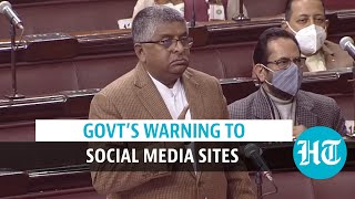 Amid tiff with Twitter Ravi Shankar Prasad warns social media platforms [upl. by Tal218]