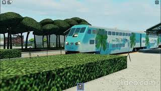 Roblox  TriRail Simulator Railfanning [upl. by Ilarin]