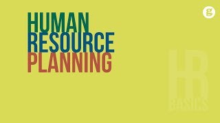 HR Basics Human Resource Planning [upl. by Lebasile54]