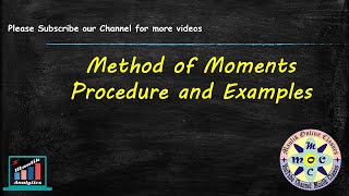 Method of Moments  Procedure amp Example  Theory of Estimation  Methods of Estimation in Hindi [upl. by Tevlev]