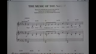 Music of the Night Piano Accompaniment [upl. by Anicul]