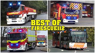 100000 ABOSPECIAL  BEST OF EINSATZFAHRTEN by Firescue112  20132019  75 Min Feuerwehr amp Co [upl. by Neo310]