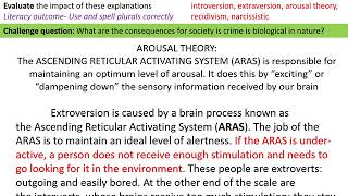 Criminal psychology Eysencks personality theory [upl. by Awhsoj434]