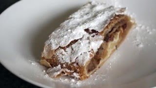 How to make an authentic Austrian Apfelstrudel  Cooking Tutorial [upl. by Preston]