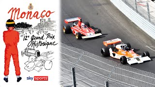 2021 Monaco Historique Qualifying  Classic F1 cars race around Monte Carlo [upl. by Stephan]