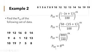 Percentile for ungrouped data [upl. by Cowie]