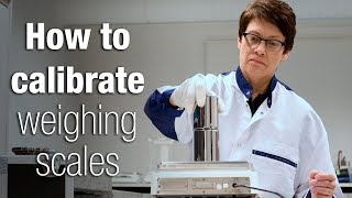 How to calibrate weighing scales [upl. by Nairehs997]