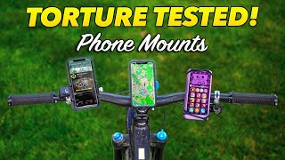 Tested brutally Bicycle smartphone handlebar mounts [upl. by Lyell]