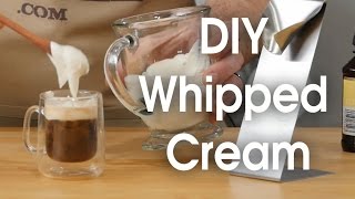 DIY whipped cream in 60 seconds [upl. by Gilba]