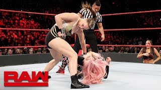 Ronda Rousey vs Liv Morgan Raw Feb 4 2019 [upl. by Airehs]