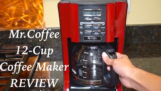 Mr Coffee 12Cup Programmable Coffeemaker Review [upl. by Elleira]