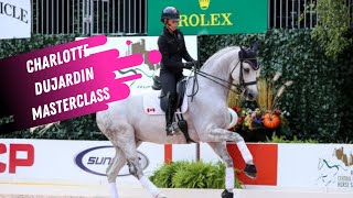 Charlotte Dujardin Masterclass How to Ride Straight Flying Changes in Dressage [upl. by Sheppard]