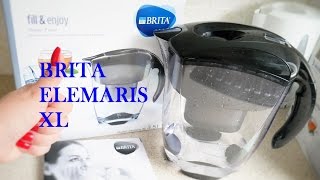 Brita Elemaris XL  Dzbanek do filtrowania wody Recenzja  zmieniamy filtr [upl. by Beaufert917]