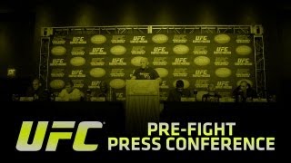 UFC 158 StPierre vs Diaz Prefight Press Conference [upl. by Lavelle]