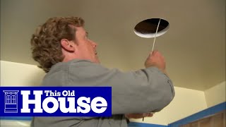 All About Lights  How to Install Recessed Lights  This Old House [upl. by Rokach877]