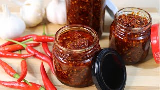 Chili Garlic Sauce – A Spicy and Flavorful Filipino Condiment  Chili Garlic OIL Recipe [upl. by Leimaj]