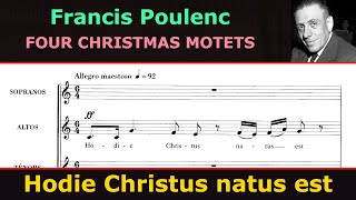 Francis Poulenc  Hodie Christus natus est The Philadelphia Singers [upl. by Reynold]