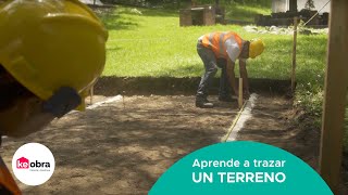 Aprende a trazar un terreno [upl. by Odnumyer132]