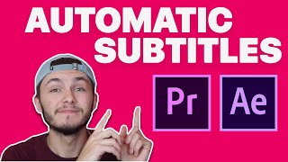 Auto Subtitles plugin for Premiere Pro amp After Effects [upl. by Acirderf]